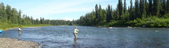 Alaska river fishing
