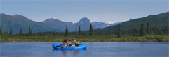 raft Alaska fishing